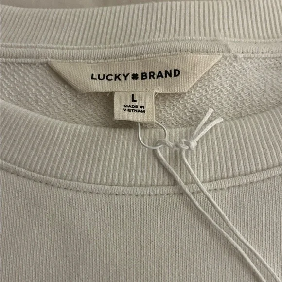 Lucky Brand Women’s Multicolor Graphic Sweatshirt NWT - Picture 3 of 8